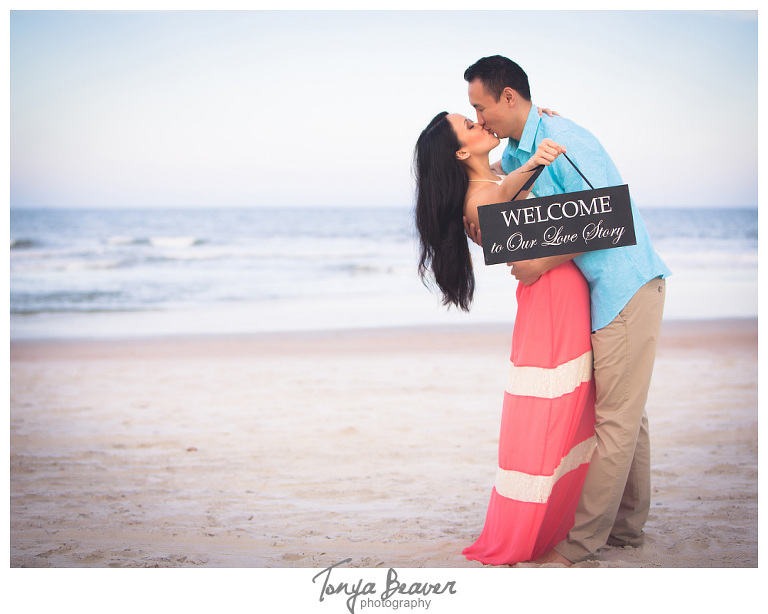 Hanna Park Engagement Photos by Tonya Beaver Photography ; Kathryn Abbey Hanna Park Engagement Photos by Tonya Beaver Photography ; Jacksonville Beach Engagement Photos, Florida Engagement Photos;  