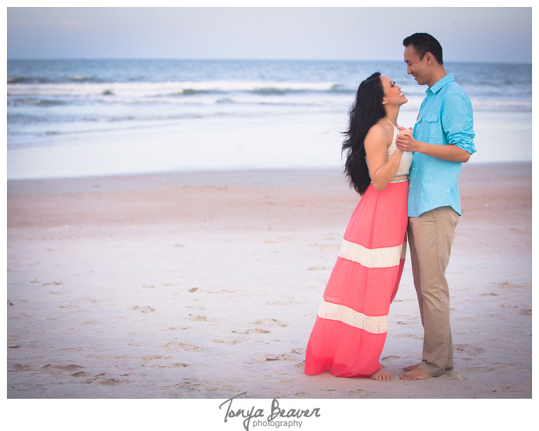 Hanna Park Engagement Photos by Tonya Beaver Photography ; Kathryn Abbey Hanna Park Engagement Photos by Tonya Beaver Photography ; Jacksonville Beach Engagement Photos, Florida Engagement Photos;  