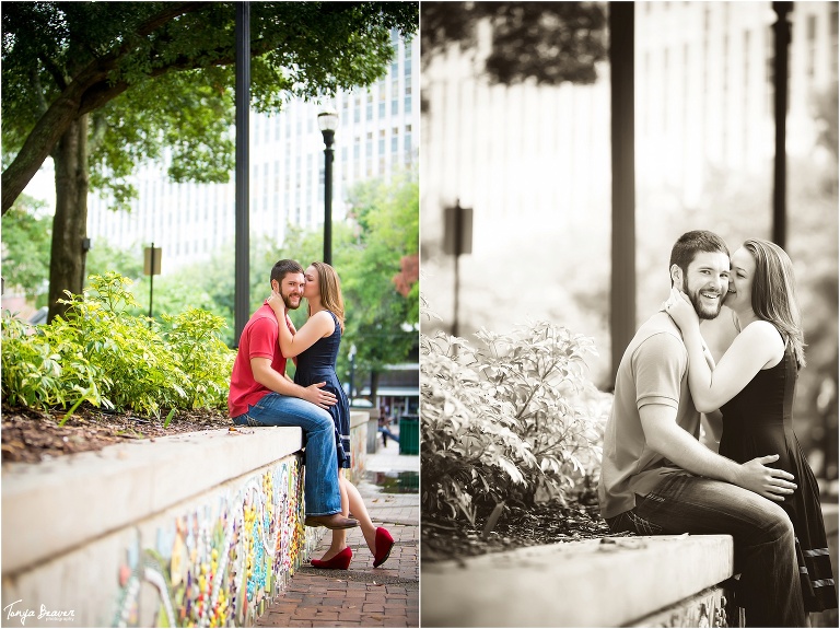 Jacksonville Public Library Main Engagement Photos by Tonya Beaver Photography ; Downtown Jacksonville Engagement Photos; Downtown Library Engagement Photos; City Engagement Photos; Tonya Beaver Photography; 