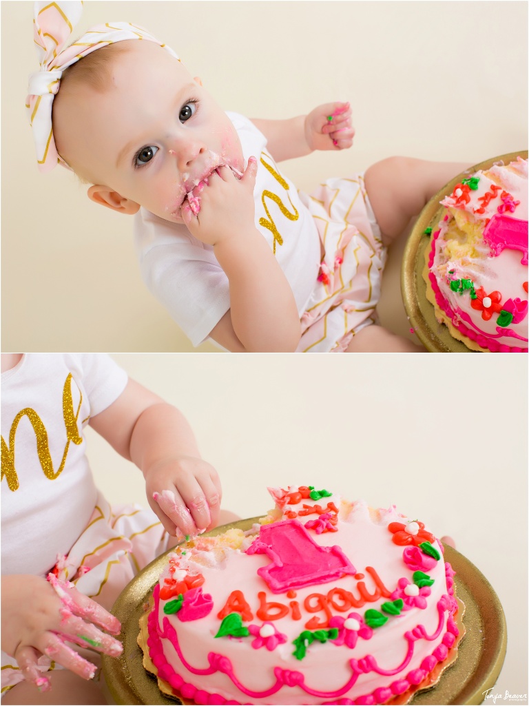first birthday photoshoot; one year photo shoot; studio cake smash photos; tonya beaver photography048