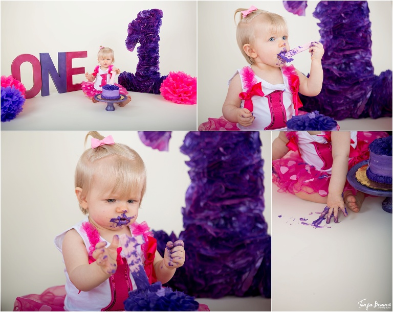 jacksonville one year photo shoot; cake smash photos; jacksonville studio photo session; jacksonville beach photographer; tonya beaver photography003