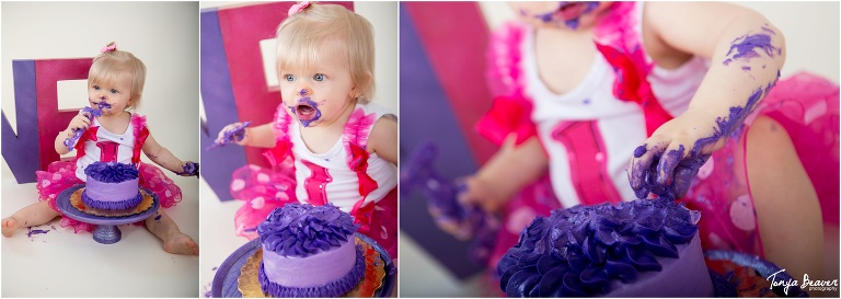jacksonville one year photo shoot; cake smash photos; jacksonville studio photo session; jacksonville beach photographer; tonya beaver photography004