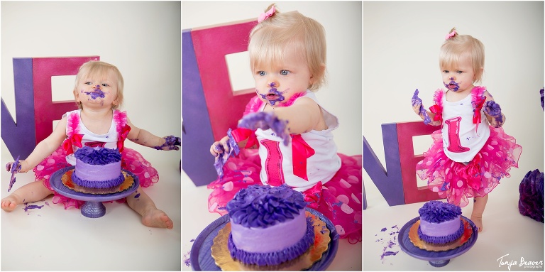 jacksonville one year photo shoot; cake smash photos; jacksonville studio photo session; jacksonville beach photographer; tonya beaver photography005