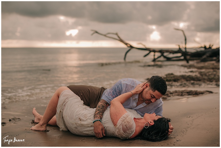 JACKSONVILLE BEACH ENGAGEMENT PHOTOS BY TONYA BEAVER PHOTOGRAPHY ; BONEYARD BEACH ENGAGEMENT PHOTOS BY TONYA BEAVER PHOTOGRAPHY ;  BIG TALBOT ISLAND ENGAGEMENT  PHOTOS BY TONYA BEAVER PHOTOGRAPHY ;