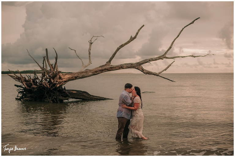 JACKSONVILLE BEACH ENGAGEMENT PHOTOS BY TONYA BEAVER PHOTOGRAPHY ; BONEYARD BEACH ENGAGEMENT PHOTOS BY TONYA BEAVER PHOTOGRAPHY ;  BIG TALBOT ISLAND ENGAGEMENT  PHOTOS BY TONYA BEAVER PHOTOGRAPHY ;