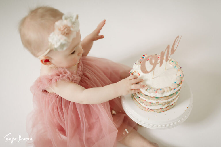 JACKSONVILLE CAKE SMASH PHOTOGRAPHER BY TONYA BEAVER PHOTOGRAPHY