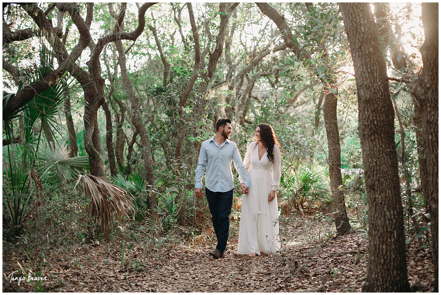 Jacksonville beach engagement photos; Jacksonville engagement photography; Jacksonville engagement photos; Jacksonville engagement pictures; Jacksonville Engagement Portraits; Jacksonville Engagement Session; Jacksonville Engagement Photography; Save the Date; Jacksonville Sunset Engagement Photos; Tonya Beaver Photography; Woodsy Engagement photos; 