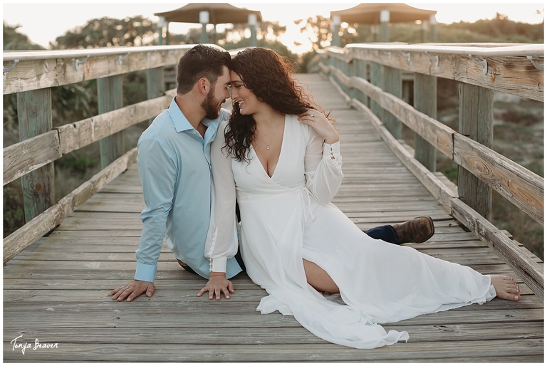 Jacksonville beach engagement photos; Jacksonville engagement photography; Jacksonville engagement photos; Jacksonville engagement pictures; Jacksonville Engagement Portraits; Jacksonville Engagement Session; Jacksonville Engagement Photography; Save the Date; Jacksonville Sunset Engagement Photos; Tonya Beaver Photography; Woodsy Engagement photos;