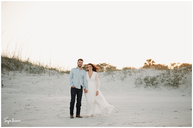 Jacksonville beach engagement photos; Jacksonville engagement photography; Jacksonville engagement photos; Jacksonville engagement pictures; Jacksonville Engagement Portraits; Jacksonville Engagement Session; Jacksonville Engagement Photography; Save the Date; Jacksonville Sunset Engagement Photos; Tonya Beaver Photography; Woodsy Engagement photos;
