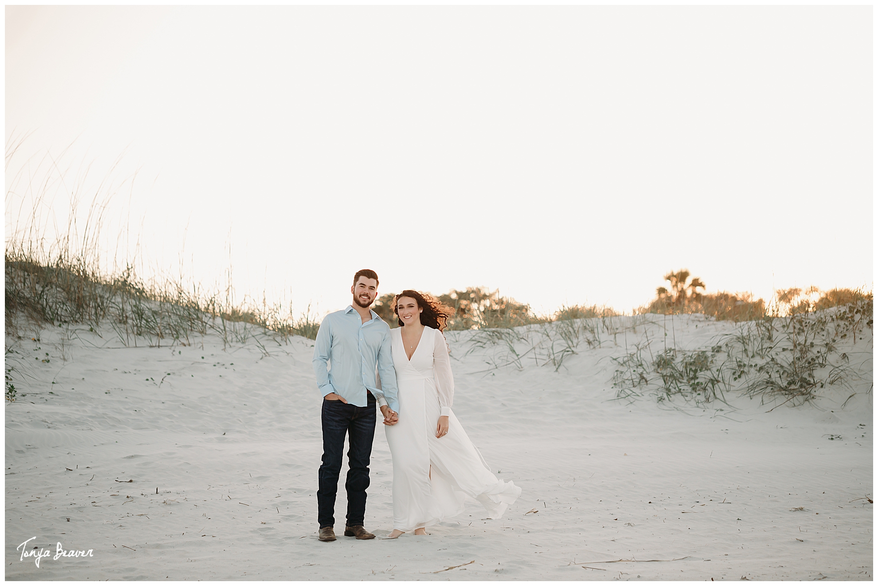 Jacksonville beach engagement photos; Jacksonville engagement photography; Jacksonville engagement photos; Jacksonville engagement pictures; Jacksonville Engagement Portraits; Jacksonville Engagement Session; Jacksonville Engagement Photography; Save the Date; Jacksonville Sunset Engagement Photos; Tonya Beaver Photography; Woodsy Engagement photos; 