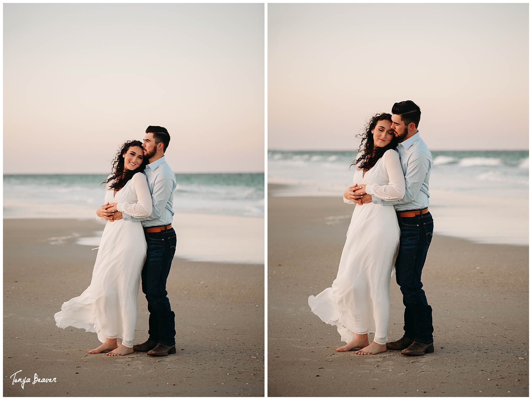 Jacksonville beach engagement photos; Jacksonville engagement photography; Jacksonville engagement photos; Jacksonville engagement pictures; Jacksonville Engagement Portraits; Jacksonville Engagement Session; Jacksonville Engagement Photography; Save the Date; Jacksonville Sunset Engagement Photos; Tonya Beaver Photography; Woodsy Engagement photos; 