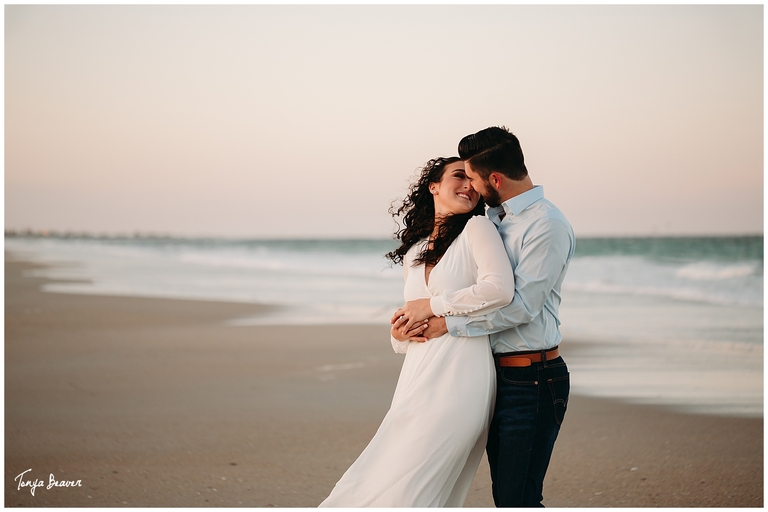 Jacksonville beach engagement photos; Jacksonville engagement photography; Jacksonville engagement photos; Jacksonville engagement pictures; Jacksonville Engagement Portraits; Jacksonville Engagement Session; Jacksonville Engagement Photography; Save the Date; Jacksonville Sunset Engagement Photos; Tonya Beaver Photography; Woodsy Engagement photos;