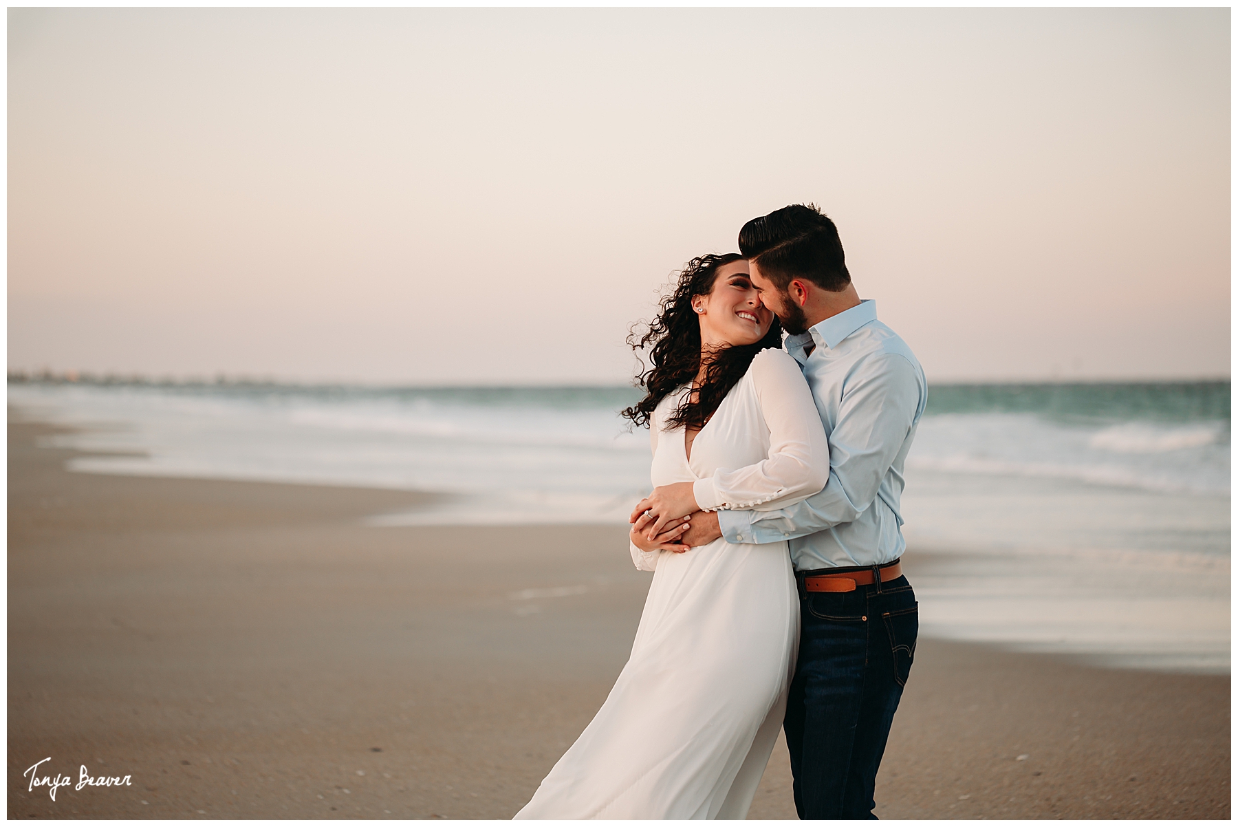 Jacksonville beach engagement photos; Jacksonville engagement photography; Jacksonville engagement photos; Jacksonville engagement pictures; Jacksonville Engagement Portraits; Jacksonville Engagement Session; Jacksonville Engagement Photography; Save the Date; Jacksonville Sunset Engagement Photos; Tonya Beaver Photography; Woodsy Engagement photos; 