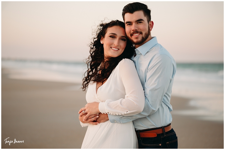 Jacksonville beach engagement photos; Jacksonville engagement photography; Jacksonville engagement photos; Jacksonville engagement pictures; Jacksonville Engagement Portraits; Jacksonville Engagement Session; Jacksonville Engagement Photography; Save the Date; Jacksonville Sunset Engagement Photos; Tonya Beaver Photography; Woodsy Engagement photos;