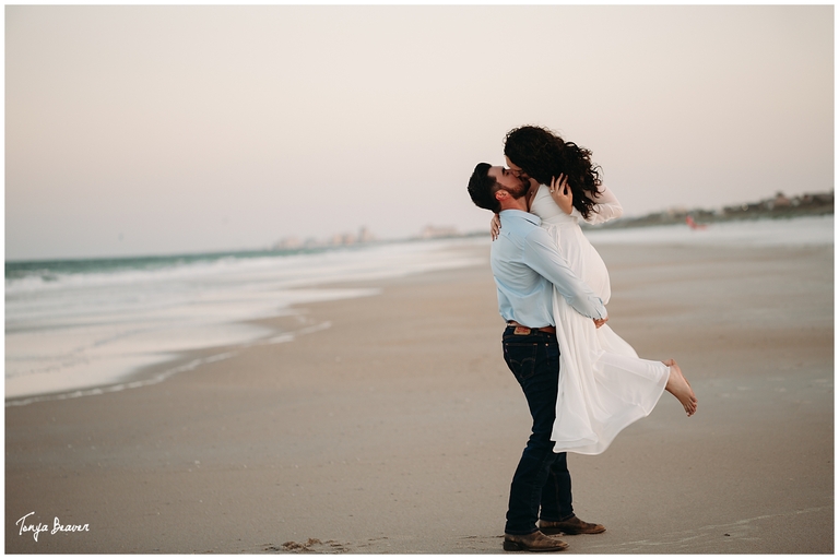 Jacksonville beach engagement photos; Jacksonville engagement photography; Jacksonville engagement photos; Jacksonville engagement pictures; Jacksonville Engagement Portraits; Jacksonville Engagement Session; Jacksonville Engagement Photography; Save the Date; Jacksonville Sunset Engagement Photos; Tonya Beaver Photography; Woodsy Engagement photos;